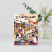 Luang Prabang Laos Briefkaart (Staand voorkant)
