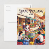 Luang Prabang Laos Briefkaart (Voorkant / Achterkant)