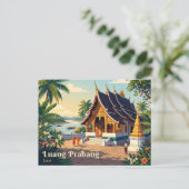 Luang Prabang Laos Briefkaart (Staand voorkant)