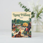 Luang Prabang Laos Briefkaart (Staand voorkant)