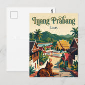 Luang Prabang Laos Briefkaart (Voorkant / Achterkant)