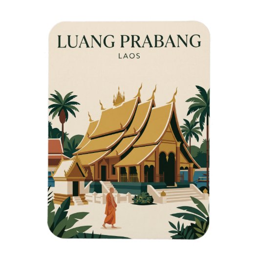 Luang Prabang Laos Magneet (Verticaal)