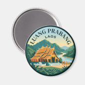 Luang Prabang Laos Magneet (Voorkant / Achterkant)