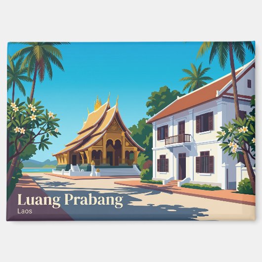 Luang Prabang Laos Magneet (Voorkant)
