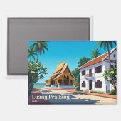Luang Prabang Laos Magneet (Voorkant / Achterkant)