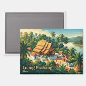 Luang Prabang Laos Magneet (Voorkant / Achterkant)