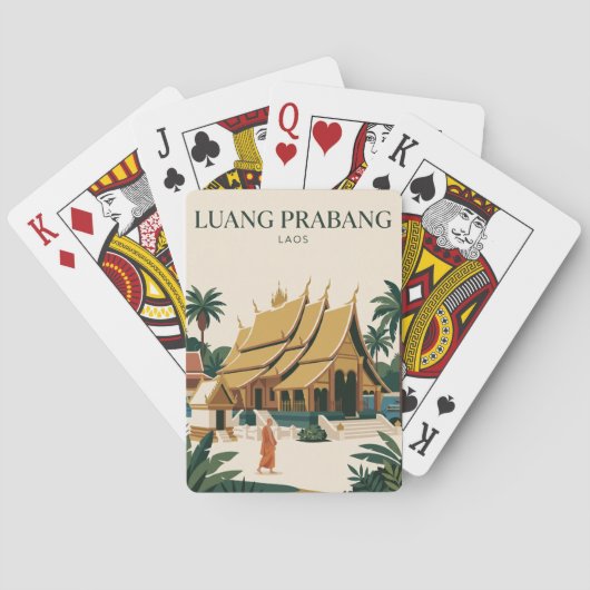 Luang Prabang Laos Pokerkaarten (Achterkant)