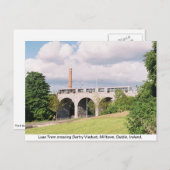 Luas Tram, Dartry Viaduct, Milltown Dublin Briefkaart (Voorkant / Achterkant)