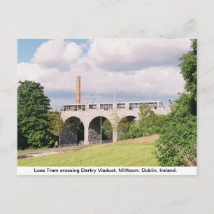 Luas Tram, Dartry Viaduct, Milltown Dublin Briefkaart