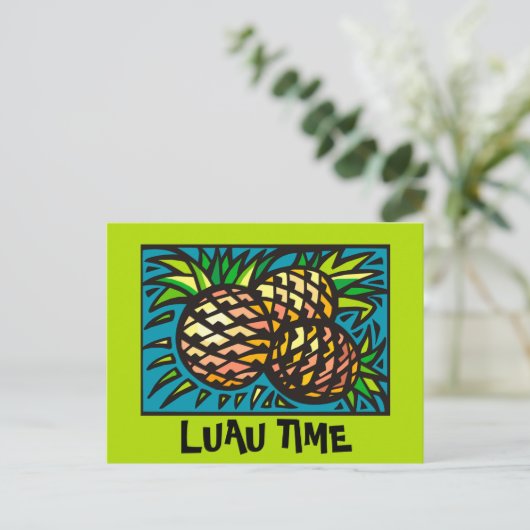 Luau 1 briefkaart (Staand voorkant)