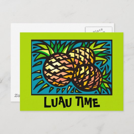 Luau 1 briefkaart (Voorkant / Achterkant)