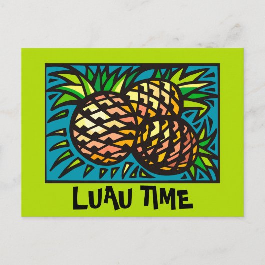 Luau 1 briefkaart (Voorkant)