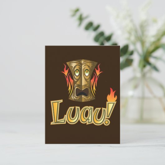 Luau 3 briefkaart (Staand voorkant)