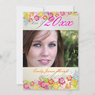 Luau Afstudeerfeest Kaart