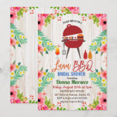 Luau Aloha BBQ Tropische Bruiloft Uitnodiging (Voorkant / Achterkant)