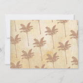 Luau Aloha Foto Verjaardagsfeest Tropische Uitnodi Kaart (Achterkant)