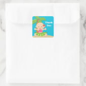 Luau Baby shower Sticker (Tas)