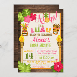 Luau Baby shower Uitnodiging