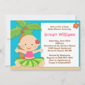 Luau Baby shower Uitnodiging (Voorkant)