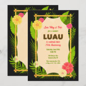 Luau Bamboo Lijst Kaart (Voorkant / Achterkant)