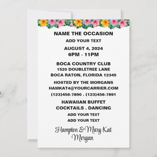 LUAU - Bekijk terug - Uitnodiging (Achterkant)