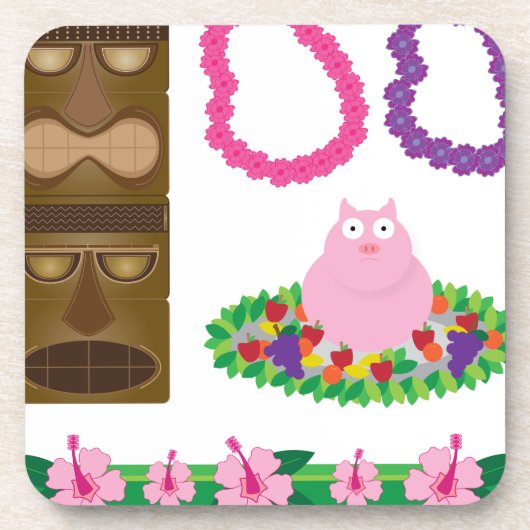 luau bier onderzetter (Voorkant)