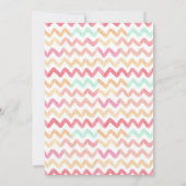 Luau Birthday Invitation, Pineapple Invitation Kaart (Achterkant)