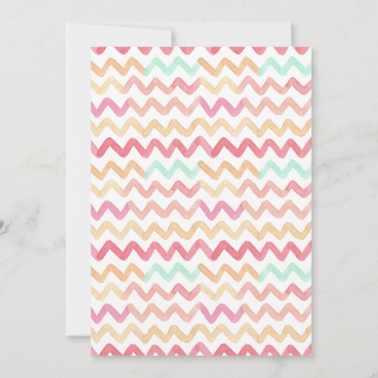 Luau Birthday Invitation, Pineapple Invitation Kaart (Achterkant)