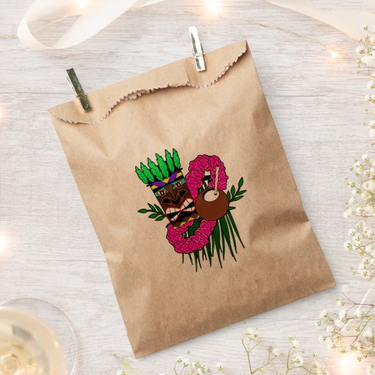 Luau Birthday Party Bedankzakje (Geknipt)