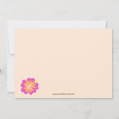 Luau Birthday Party Invitation Kaart (Achterkant)