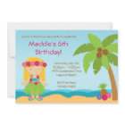 Luau Birthday Party Invitation