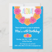 Luau Birthday Party Invitations Kaart (Voorkant)