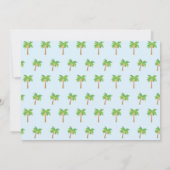 Luau Birthday Uitnodiging (Achterkant)