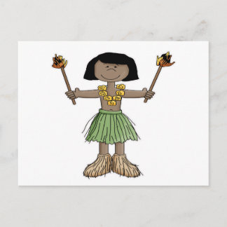 Luau Boy Briefkaart