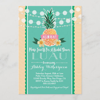 Luau Bridal Shower Kaart