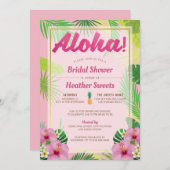 Luau Bridal Shower Kaart (Voorkant / Achterkant)