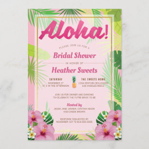 Luau Bridal Shower Kaart