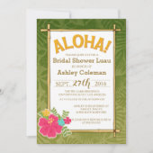 Luau Bridal Shower Kaart (Voorkant)