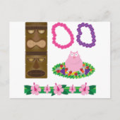luau briefkaart (Voorkant)