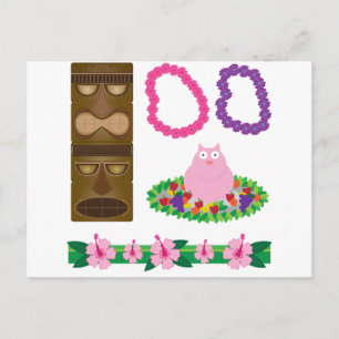 luau briefkaart