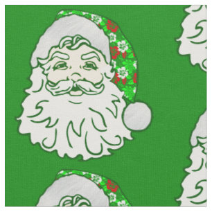 luau christmas hawaiian santa claus stof