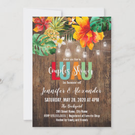Luau Couples Shower-uitnodiging