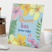 Luau Dessert Bar Reclamebord Met Voetstuk (Insitu)