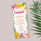 Luau Engagement Party Tropical Menu