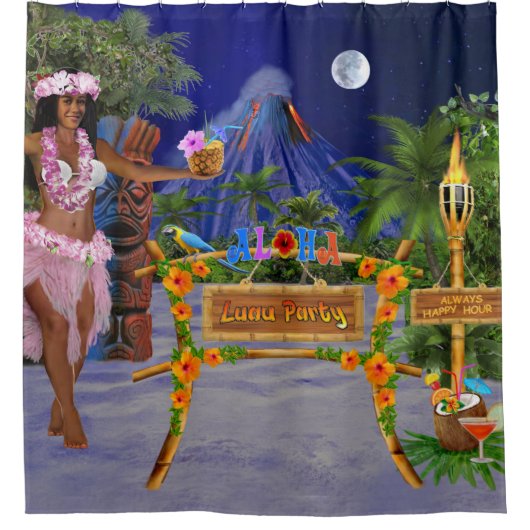 LUAU FEEST DOUCHEGORDIJN (Voorkant)