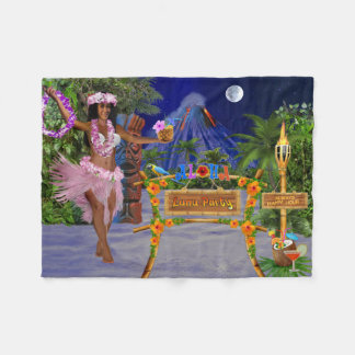 LUAU FEEST FLEECE DEKEN