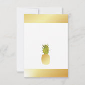 Luau-feestuitnodiging voor verjaardag, Bruidsmeisj Kaart (Achterkant)