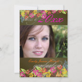 LUAU-GRADUATIEPARTIJ/HIBISCUS/RAINBOW KAART (Voorkant)