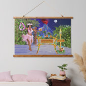 LUAU HANGEND WANDKLEED (Slaapkamer)