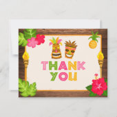 Luau Hartelijk dank Feestdagenkaart (Voorkant)